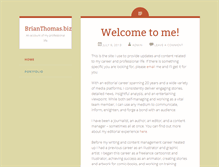 Tablet Screenshot of brianthomas.biz